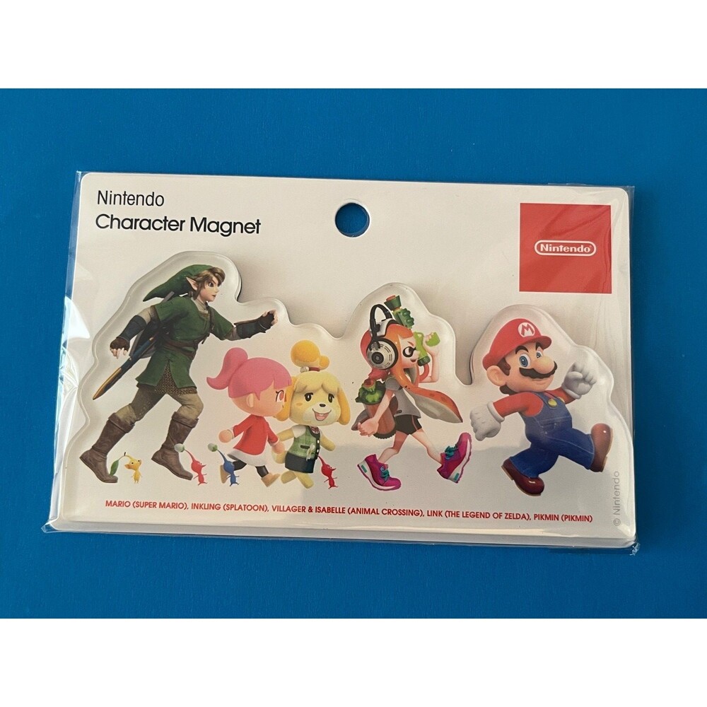Nintendo SF Store Character Magnet  - Zelda Mario Bros Inkling Animal Crossing